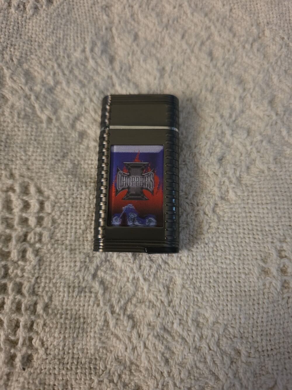 Vintage 2005 Choppers Lenticular Butane Lighter Torch Motorcycle Never Used
